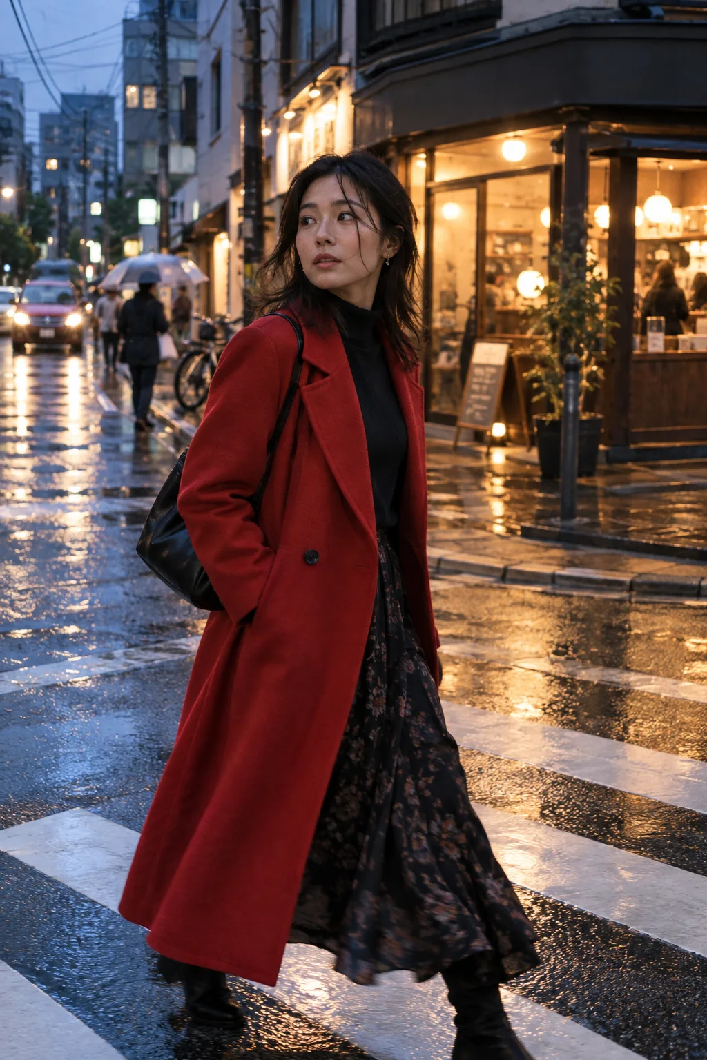 A lively Tokyo street scene suitable for an Instagram post